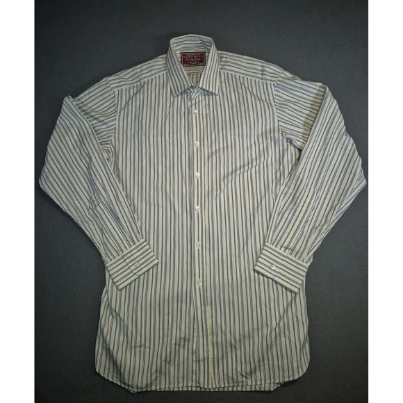 Charles Tyrwhitt 16/35 Extra Sea Island Quality Shirt‎  Striped - Picture 3 of 7
